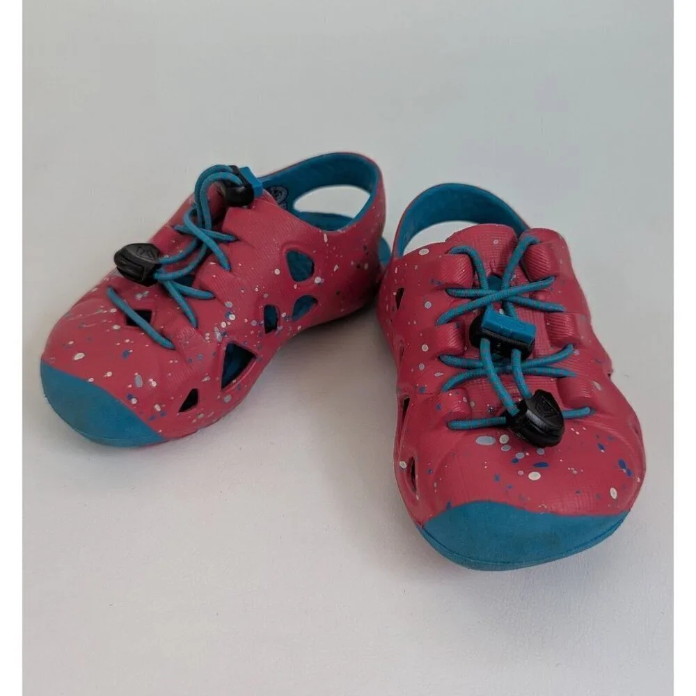 Keen Rio Toddler Water Shoes Pink And Blue Size 4